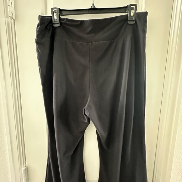 Black Flared Palazzo Pants XL No Boundaries Stretchy Fabric - Picture 6 of 6